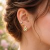 Crystal Cube Studs set-2 Crystal Cube Studs set