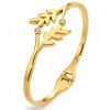 Golden Fern Bangle-2 Golden Fern Bangle