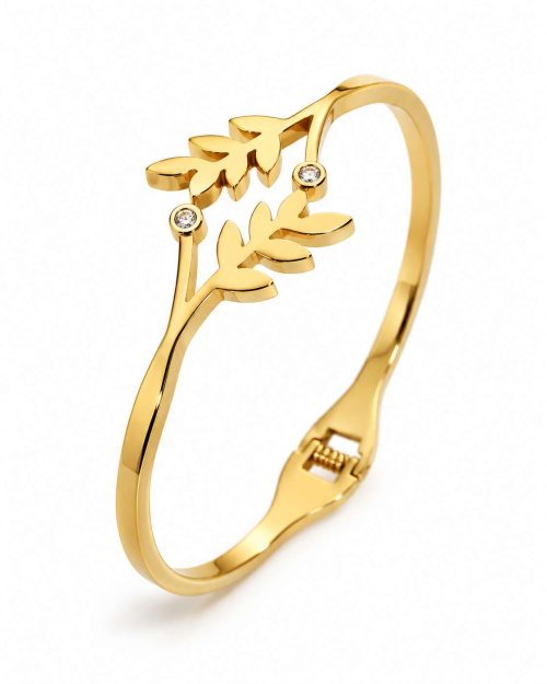 Golden Fern Bangle-2 Golden Fern Bangle
