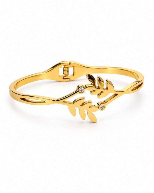 Golden Fern Bangle-4 Golden Fern Bangle