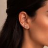 Rose Gold Trio Stud Collection-1 Rose Gold Trio Stud Collection