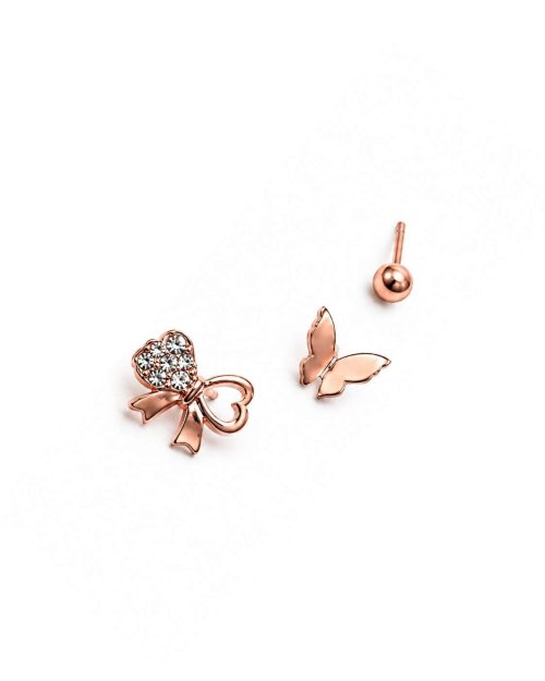 Rose Gold Trio Stud Collection-4 Rose Gold Trio Stud Collection