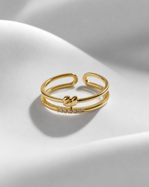 Swan Adjustable Ring-1 Swan Adjustable Ring