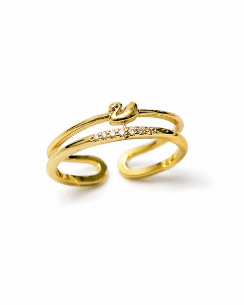 Swan Adjustable Ring-3 Swan Adjustable Ring