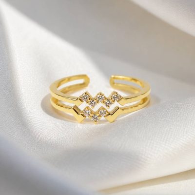 Zigzag Stone Ring-1 Zigzag Stone Ring